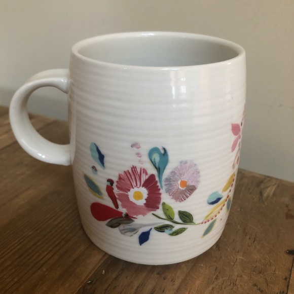 Anthro Starla Halfmann “M” Coffee | Tea Mug Cup - Picture 2 of 6